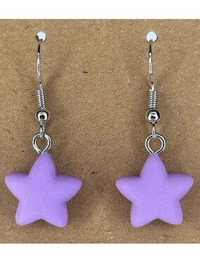 Cute Resin Star Dangle Earrings